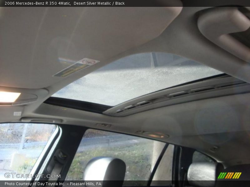 Desert Silver Metallic / Black 2006 Mercedes-Benz R 350 4Matic