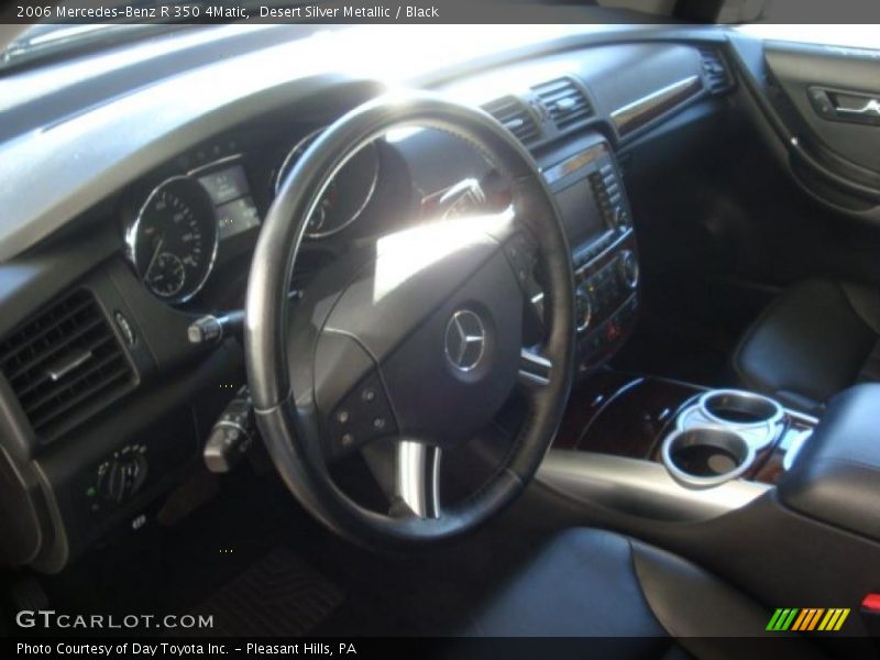 Desert Silver Metallic / Black 2006 Mercedes-Benz R 350 4Matic