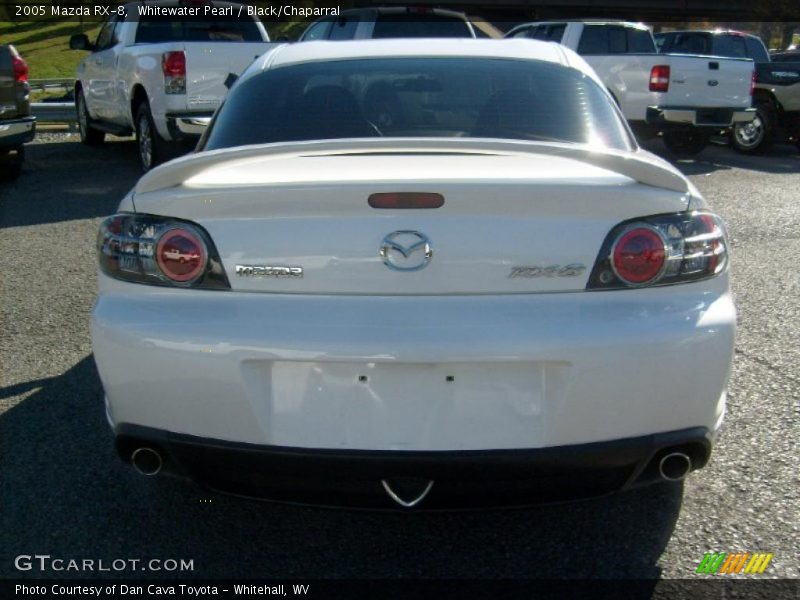 Whitewater Pearl / Black/Chaparral 2005 Mazda RX-8