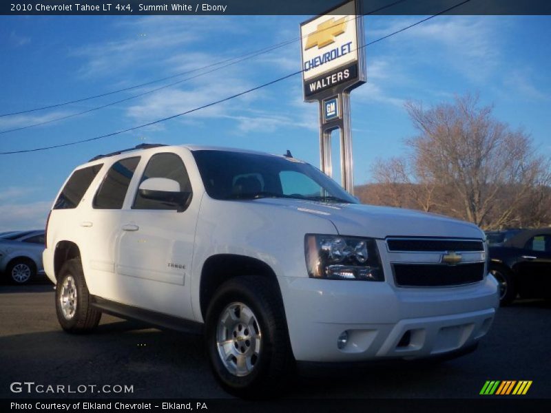 Summit White / Ebony 2010 Chevrolet Tahoe LT 4x4