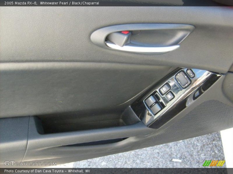 Whitewater Pearl / Black/Chaparral 2005 Mazda RX-8