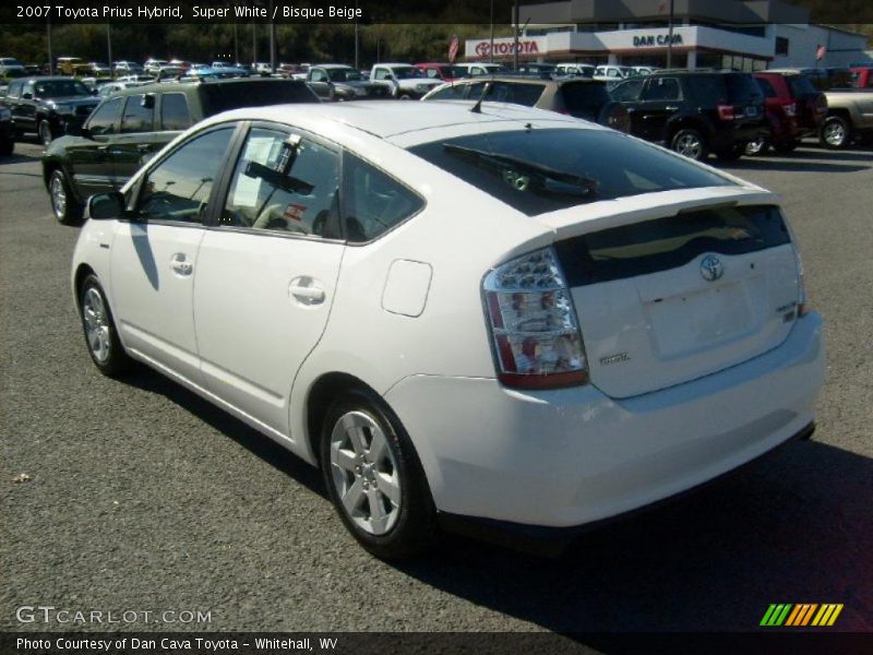Super White / Bisque Beige 2007 Toyota Prius Hybrid