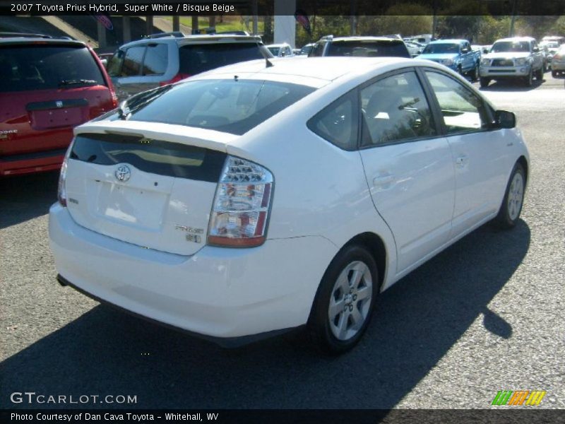 Super White / Bisque Beige 2007 Toyota Prius Hybrid