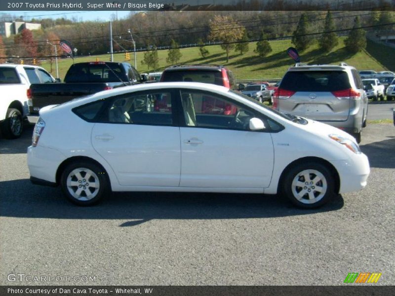 Super White / Bisque Beige 2007 Toyota Prius Hybrid