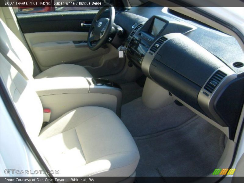 Super White / Bisque Beige 2007 Toyota Prius Hybrid