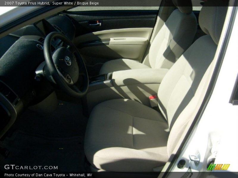 Super White / Bisque Beige 2007 Toyota Prius Hybrid