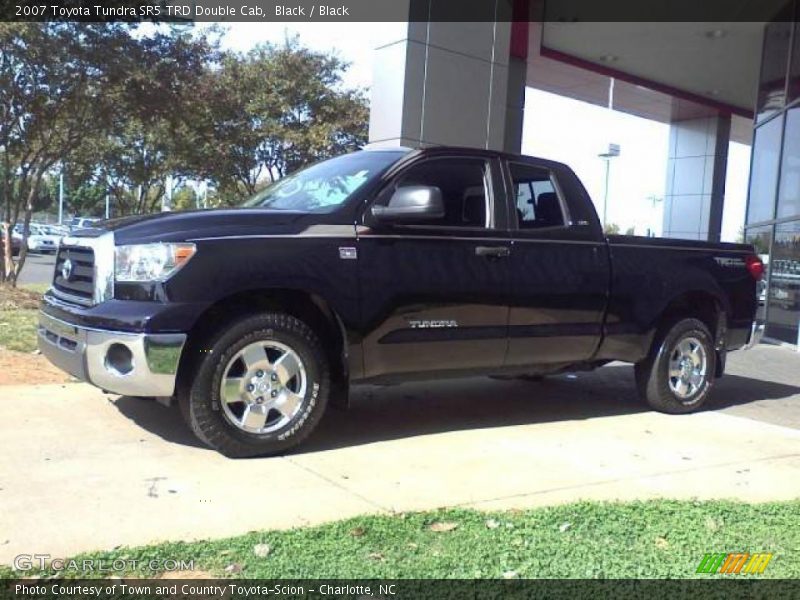 Black / Black 2007 Toyota Tundra SR5 TRD Double Cab
