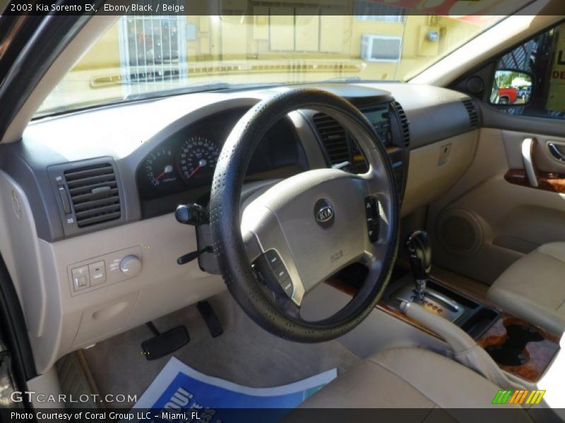 Beige Interior - 2003 Sorento EX 