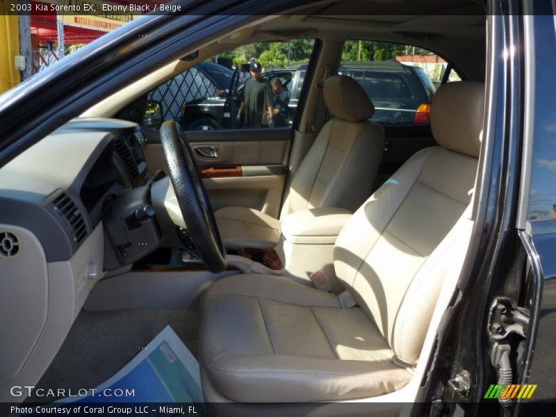  2003 Sorento EX Beige Interior