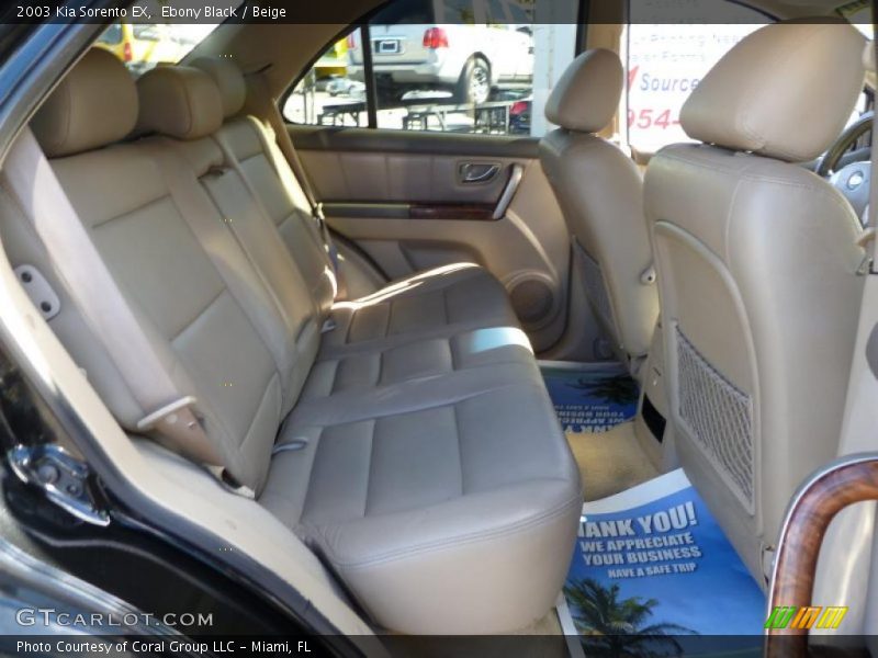  2003 Sorento EX Beige Interior