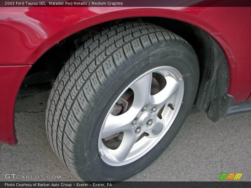 Matador Red Metallic / Medium Graphite 2003 Ford Taurus SES