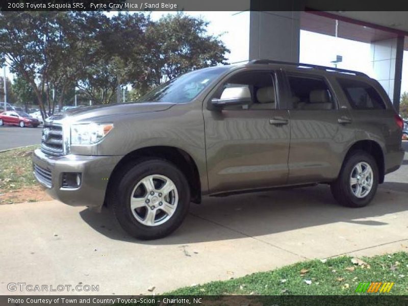 Pyrite Gray Mica / Sand Beige 2008 Toyota Sequoia SR5