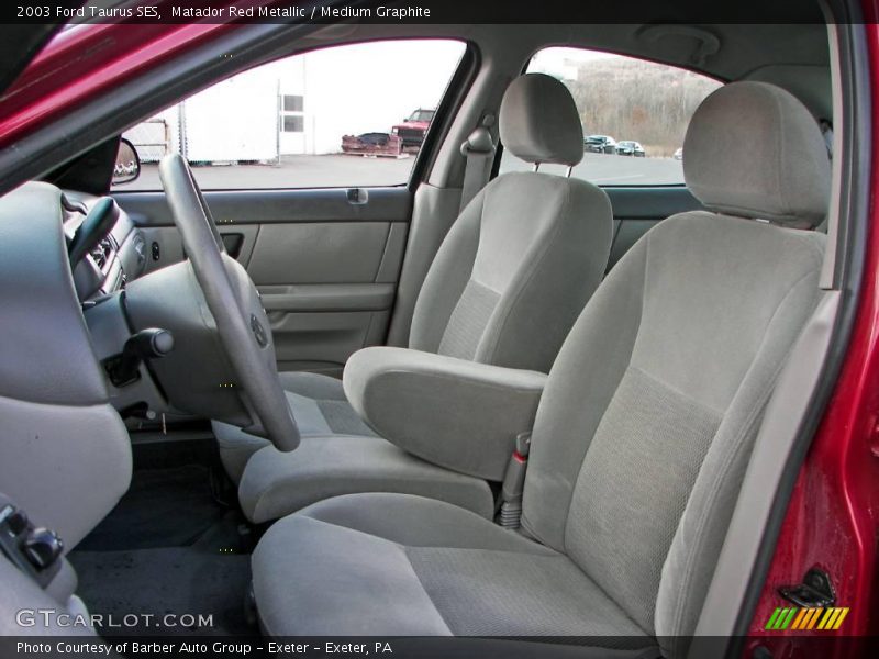 Matador Red Metallic / Medium Graphite 2003 Ford Taurus SES