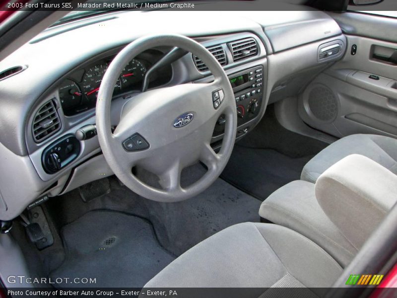 Matador Red Metallic / Medium Graphite 2003 Ford Taurus SES