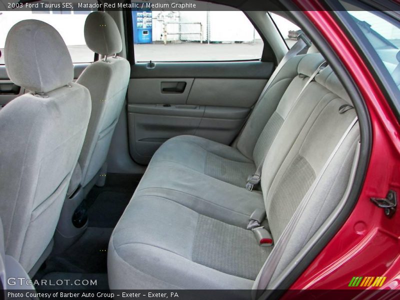 Matador Red Metallic / Medium Graphite 2003 Ford Taurus SES