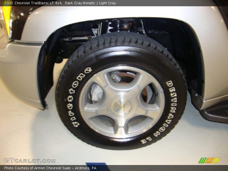 Dark Gray Metallic / Light Gray 2005 Chevrolet TrailBlazer LT 4x4