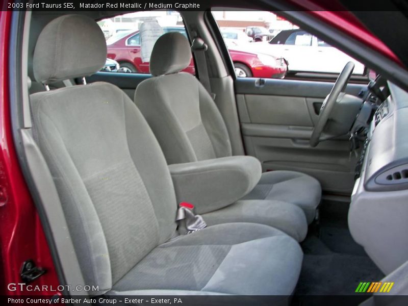 Matador Red Metallic / Medium Graphite 2003 Ford Taurus SES