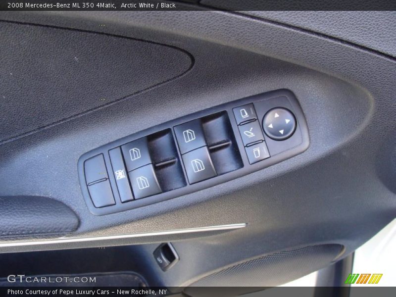 Arctic White / Black 2008 Mercedes-Benz ML 350 4Matic