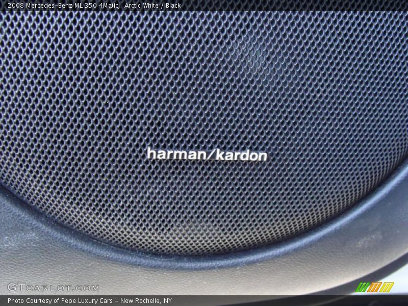 Arctic White / Black 2008 Mercedes-Benz ML 350 4Matic