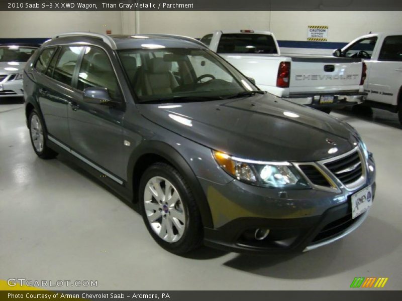 Titan Gray Metallic / Parchment 2010 Saab 9-3 X XWD Wagon