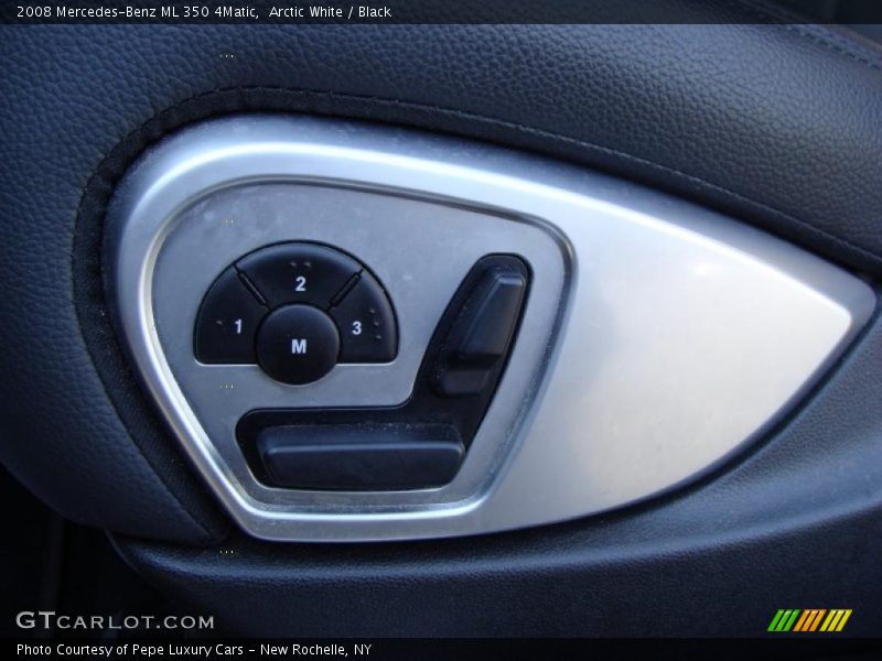 Arctic White / Black 2008 Mercedes-Benz ML 350 4Matic