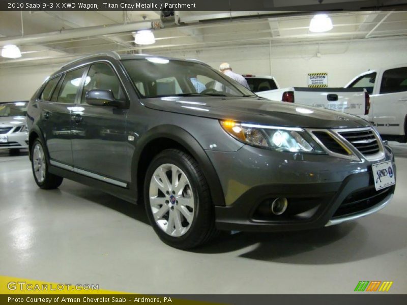 Titan Gray Metallic / Parchment 2010 Saab 9-3 X XWD Wagon
