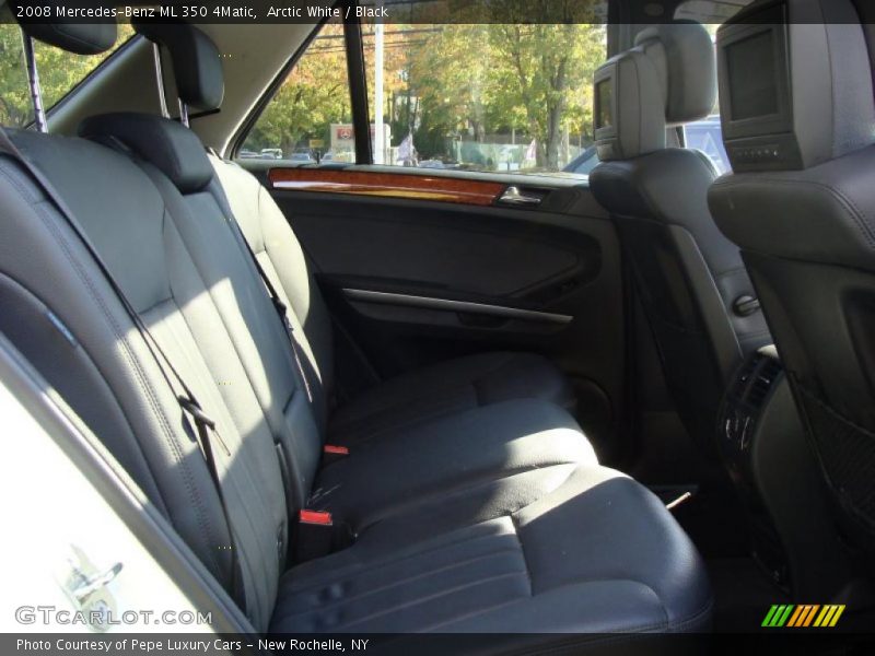Arctic White / Black 2008 Mercedes-Benz ML 350 4Matic