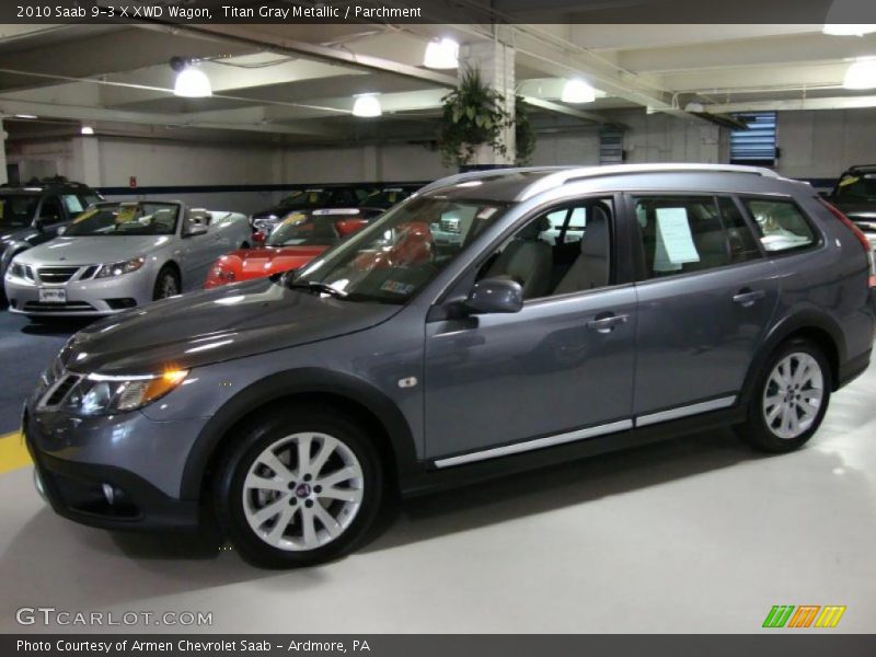 Titan Gray Metallic / Parchment 2010 Saab 9-3 X XWD Wagon