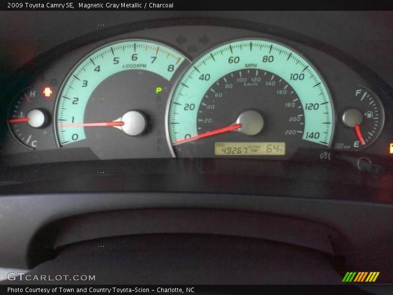 Magnetic Gray Metallic / Charcoal 2009 Toyota Camry SE