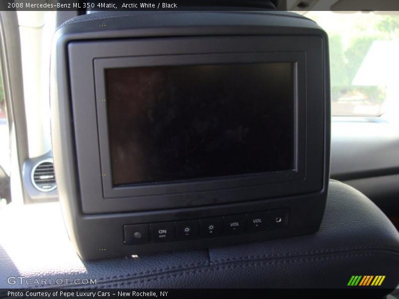 Arctic White / Black 2008 Mercedes-Benz ML 350 4Matic