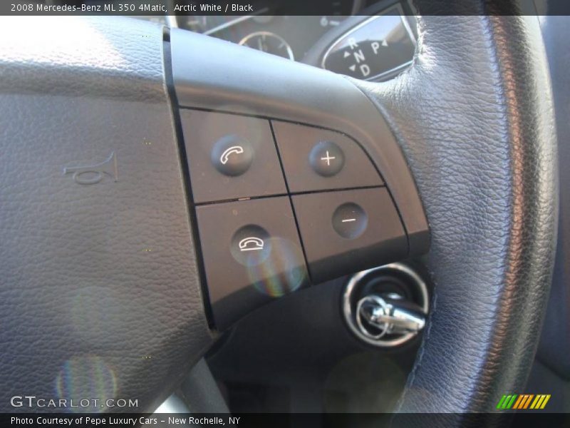 Arctic White / Black 2008 Mercedes-Benz ML 350 4Matic