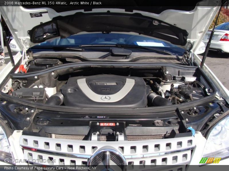 Arctic White / Black 2008 Mercedes-Benz ML 350 4Matic