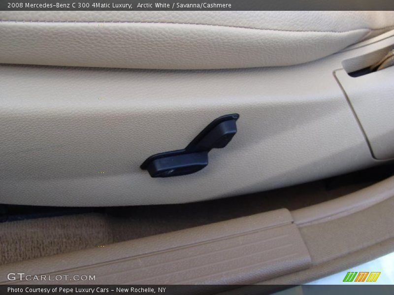 Arctic White / Savanna/Cashmere 2008 Mercedes-Benz C 300 4Matic Luxury