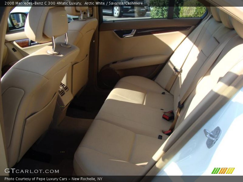 Arctic White / Savanna/Cashmere 2008 Mercedes-Benz C 300 4Matic Luxury