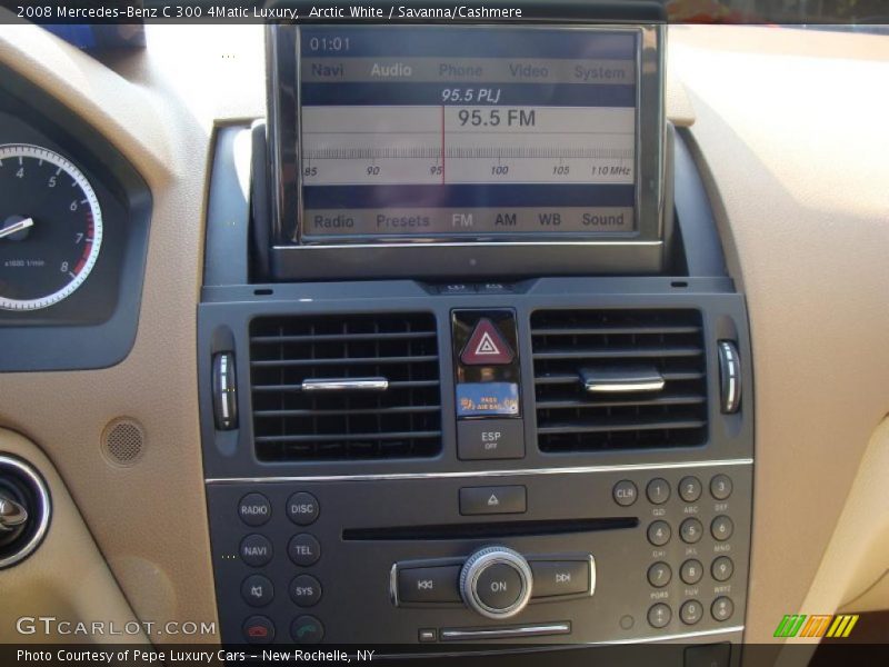 Arctic White / Savanna/Cashmere 2008 Mercedes-Benz C 300 4Matic Luxury