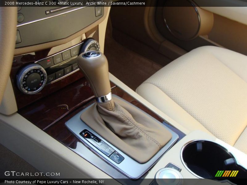 Arctic White / Savanna/Cashmere 2008 Mercedes-Benz C 300 4Matic Luxury