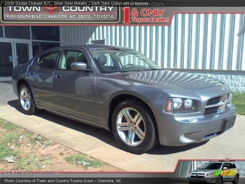 Silver Steel Metallic / Dark Slate Gray/Light Graystone 2006 Dodge Charger R/T