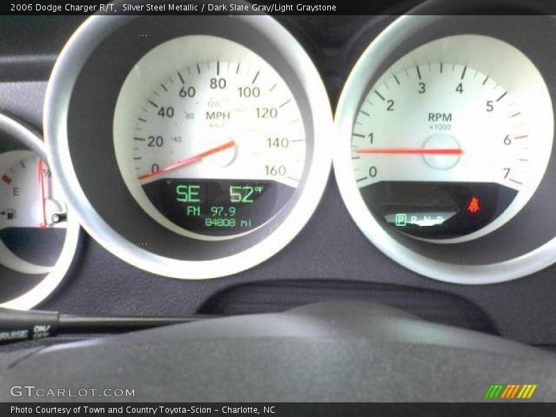Silver Steel Metallic / Dark Slate Gray/Light Graystone 2006 Dodge Charger R/T