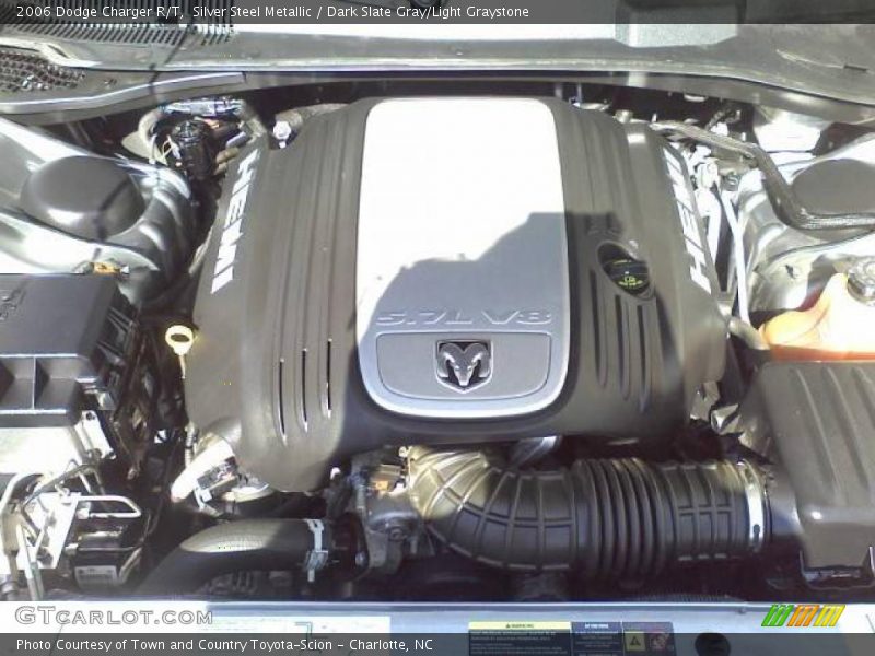 Silver Steel Metallic / Dark Slate Gray/Light Graystone 2006 Dodge Charger R/T