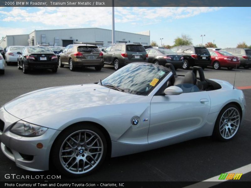Titanium Silver Metallic / Black 2006 BMW M Roadster
