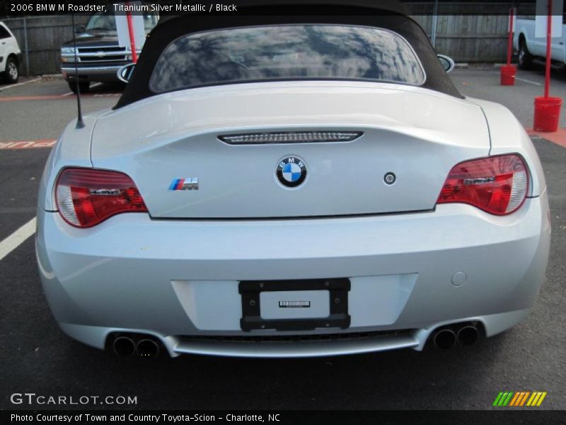 Titanium Silver Metallic / Black 2006 BMW M Roadster