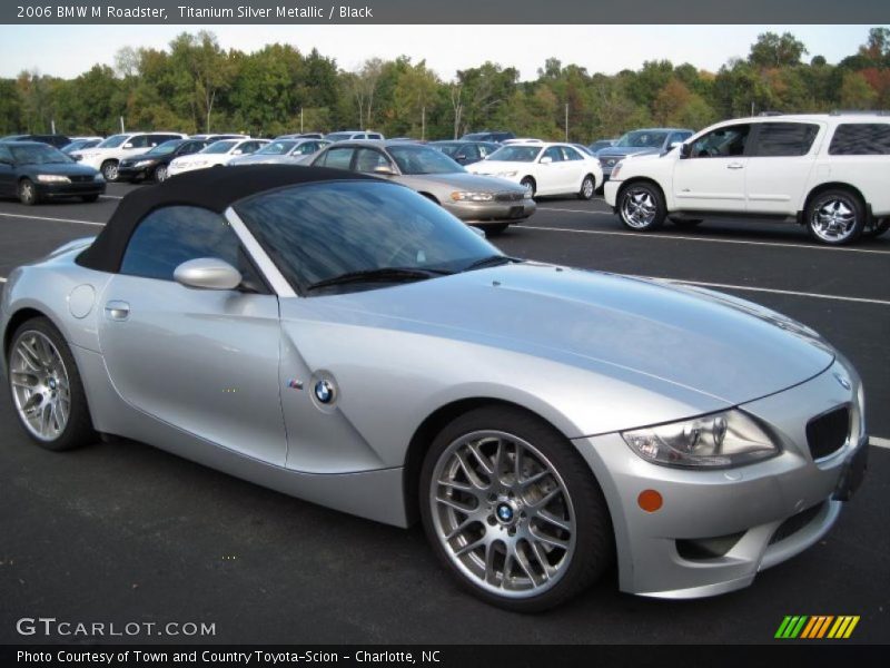 Titanium Silver Metallic / Black 2006 BMW M Roadster