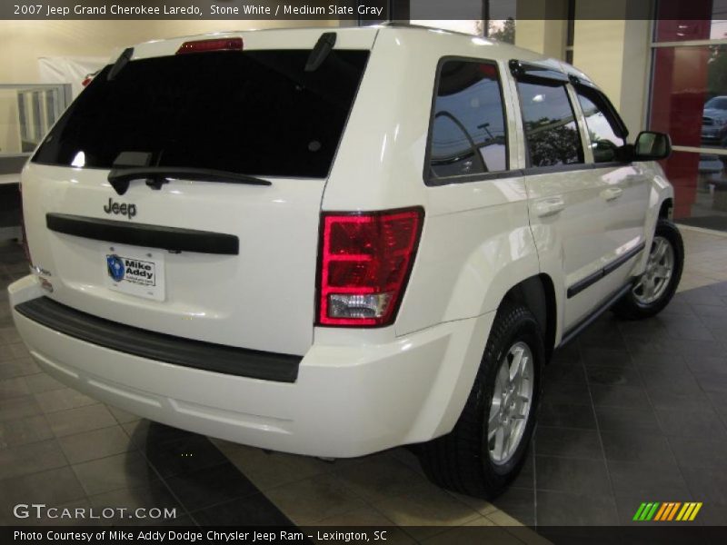 Stone White / Medium Slate Gray 2007 Jeep Grand Cherokee Laredo
