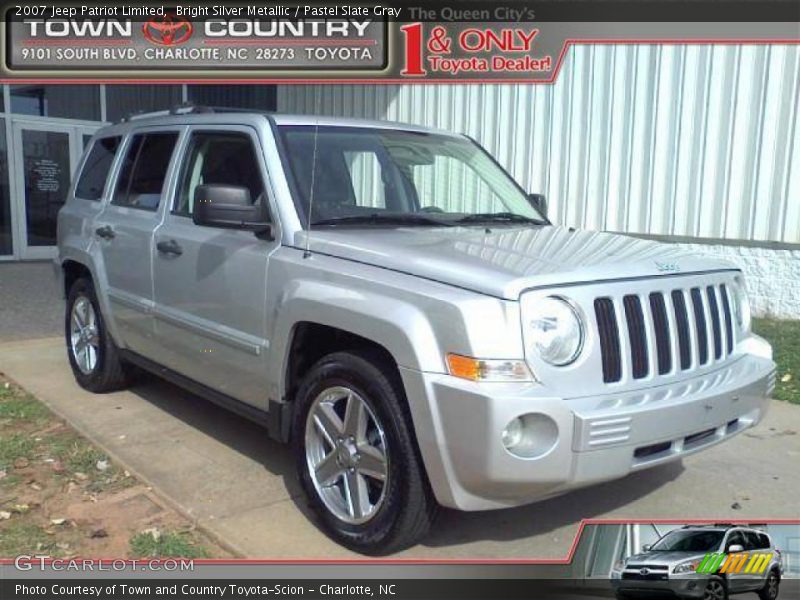 Bright Silver Metallic / Pastel Slate Gray 2007 Jeep Patriot Limited