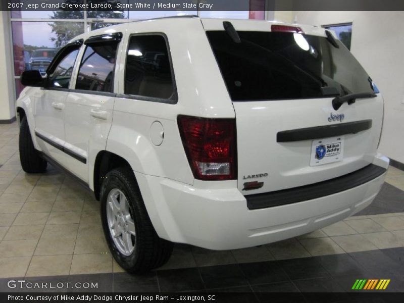 Stone White / Medium Slate Gray 2007 Jeep Grand Cherokee Laredo