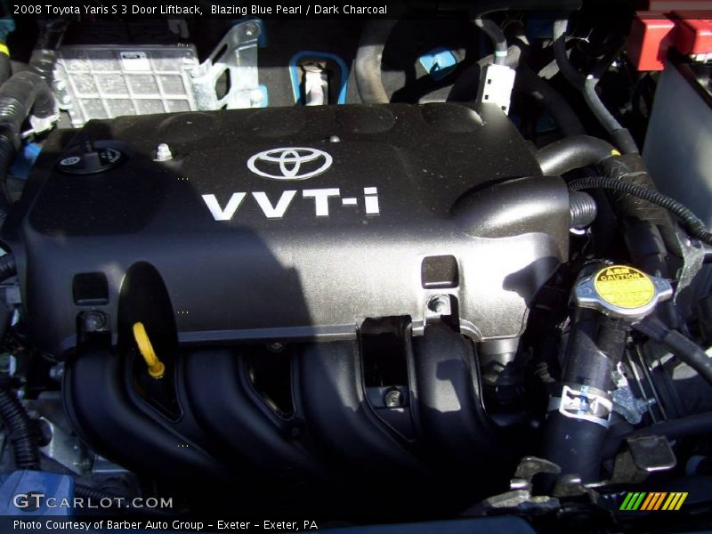 Blazing Blue Pearl / Dark Charcoal 2008 Toyota Yaris S 3 Door Liftback