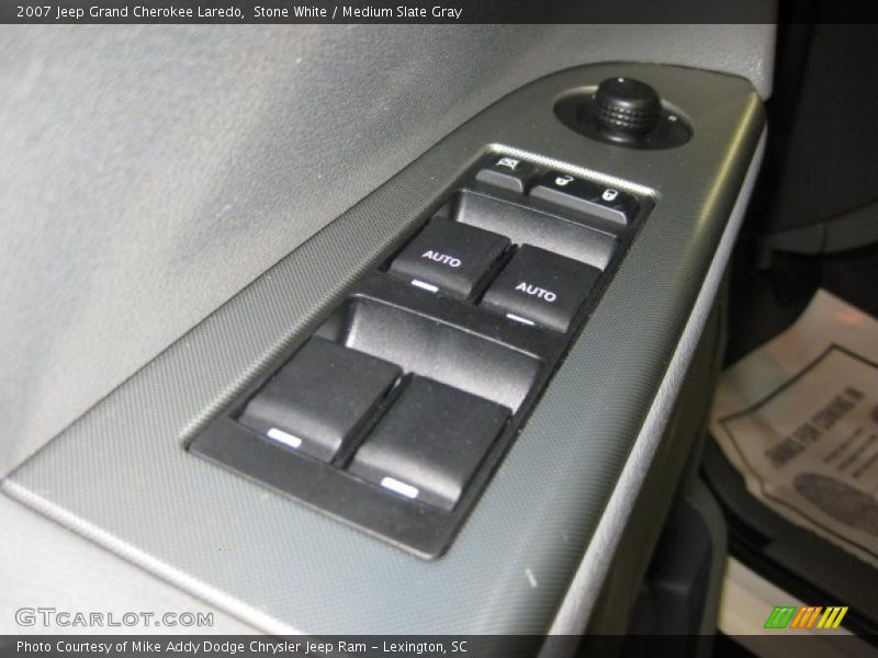 Stone White / Medium Slate Gray 2007 Jeep Grand Cherokee Laredo