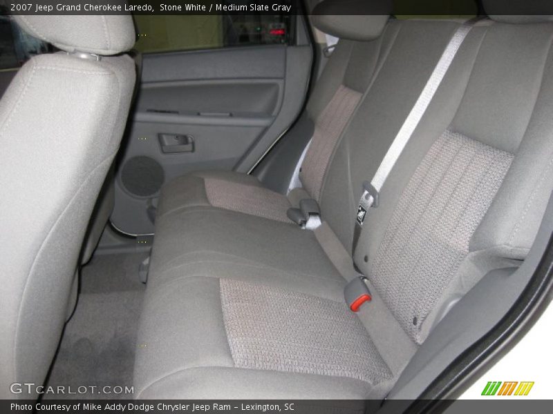 Stone White / Medium Slate Gray 2007 Jeep Grand Cherokee Laredo