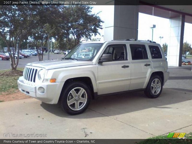 Bright Silver Metallic / Pastel Slate Gray 2007 Jeep Patriot Limited