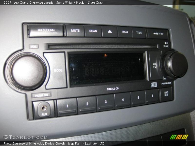 Stone White / Medium Slate Gray 2007 Jeep Grand Cherokee Laredo